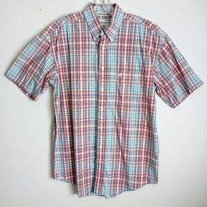 Panhandle Roughstock Shirt Mens Size Medium Button Down Short Sleeve